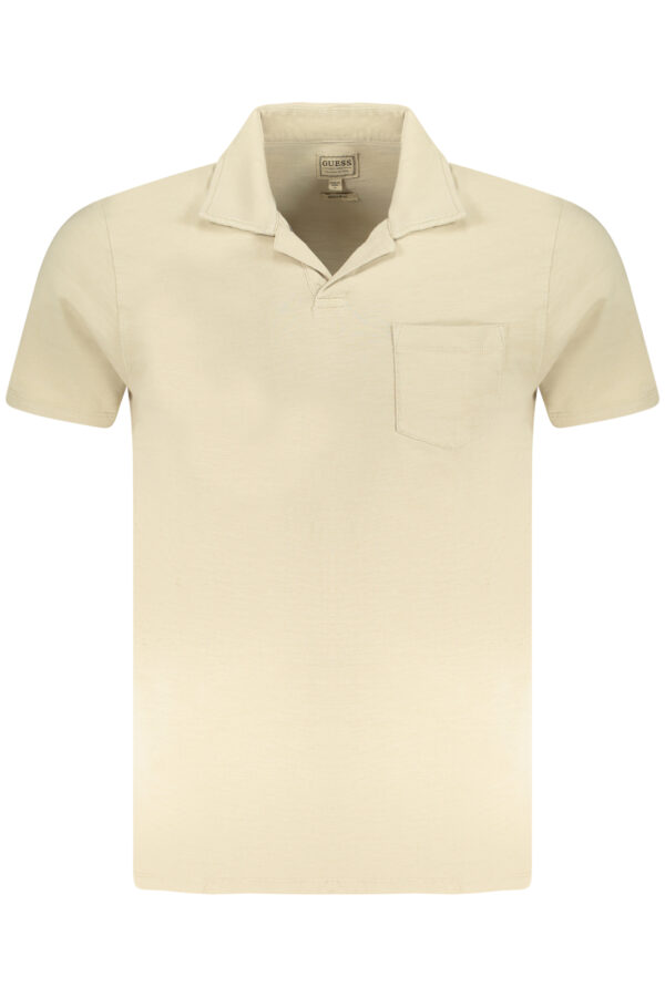 GUESS JEANS T-SHIRT MANICHE CORTE UOMO BEIGE