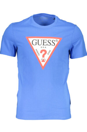 GUESS JEANS T-SHIRT MANICHE CORTE UOMO BLU