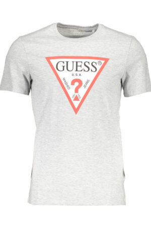 GUESS JEANS T-SHIRT MANICHE CORTE UOMO GRIGIO