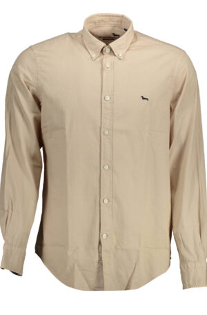 HARMONT & BLAINE CAMICIA MANICHE LUNGHE UOMO BEIGE