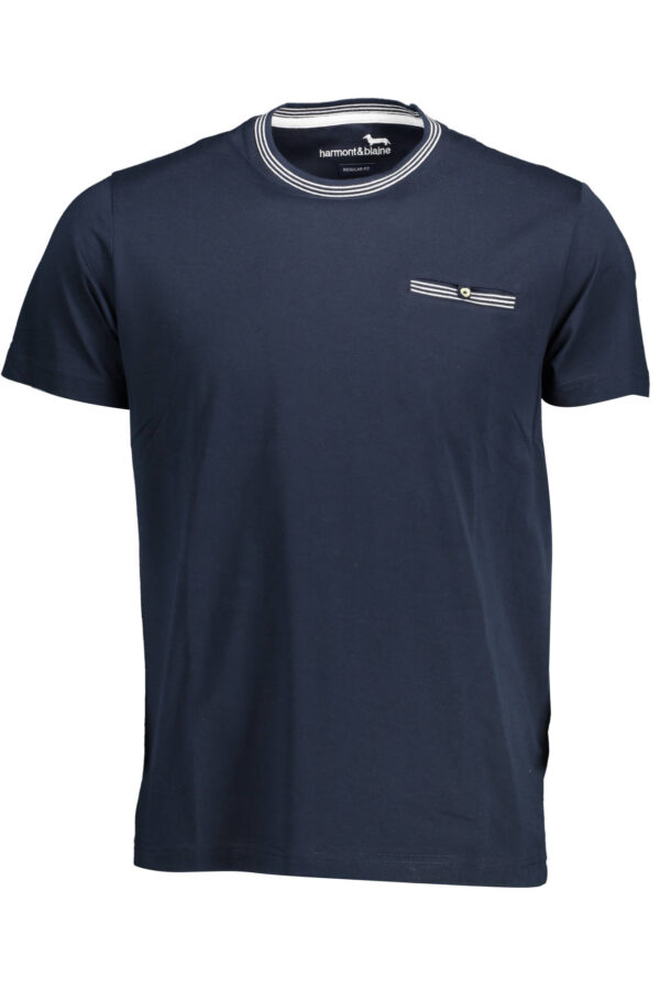 HARMONT & BLAINE T-SHIRT MANICHE CORTE UOMO BLU