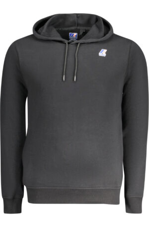 K-WAY FELPA SENZA ZIP UOMO NERO