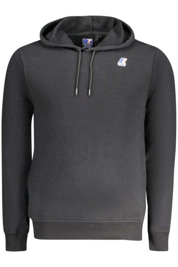 K-WAY FELPA SENZA ZIP UOMO NERO