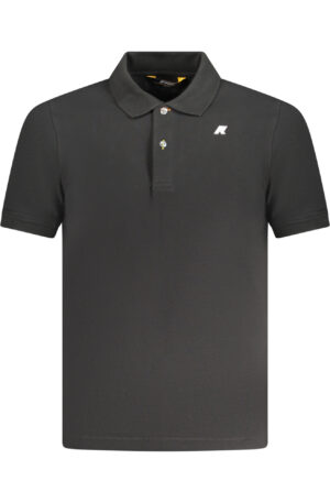 K-WAY POLO MANICHE CORTE UOMO NERO