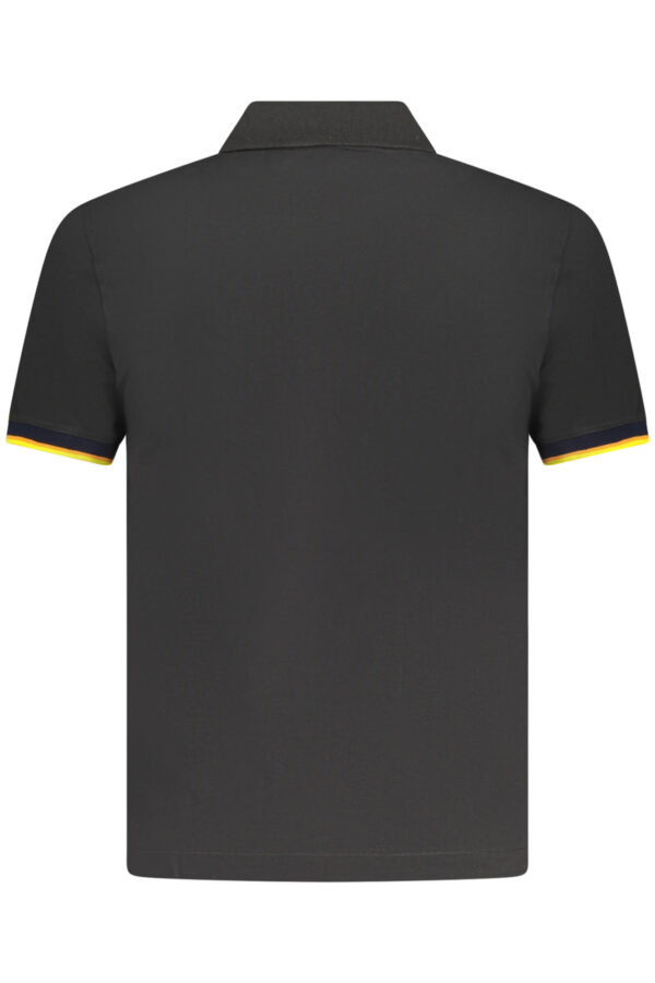 K-WAY POLO MANICHE CORTE UOMO NERO - immagine 2