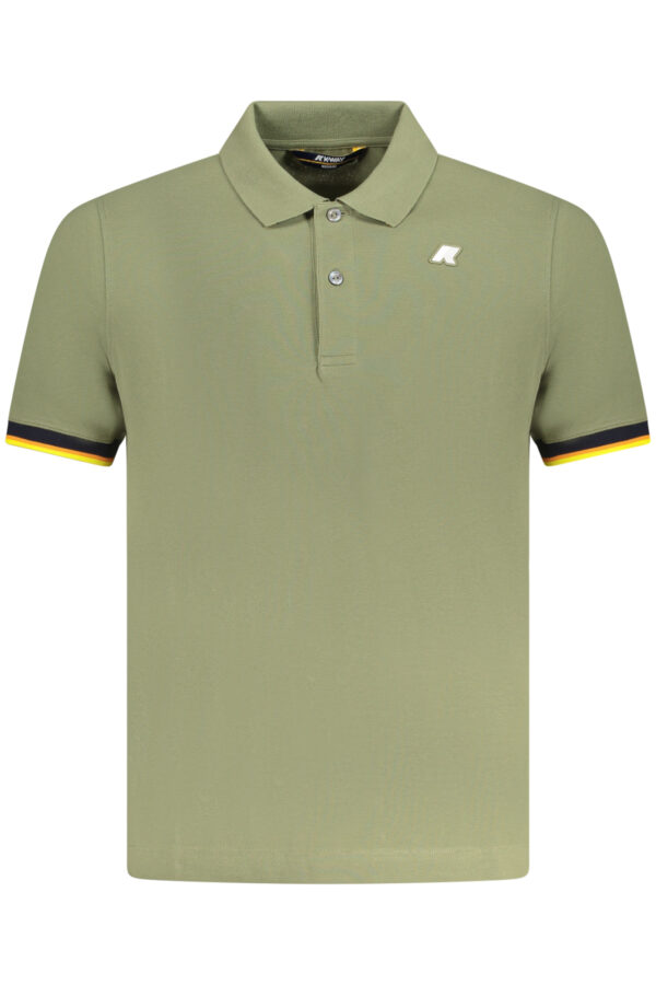 K-WAY POLO MANICHE CORTE UOMO VERDE