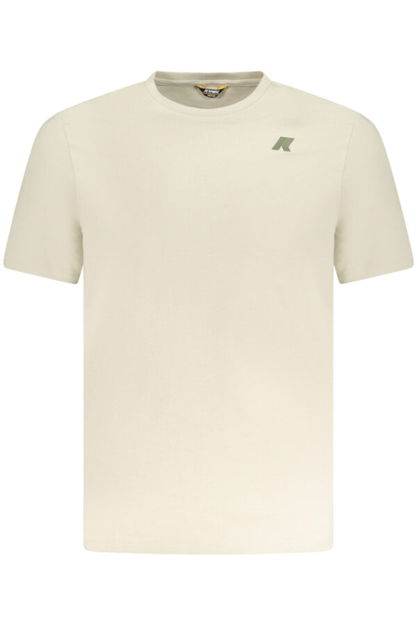 K-WAY T-SHIRT MANICHE CORTE UOMO BEIGE