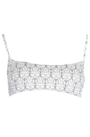 KARL LAGERFELD BEACHWEAR COSTUME PARTE SOPRA DONNA BIANCO