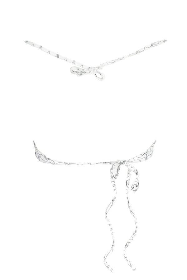 KARL LAGERFELD BEACHWEAR COSTUME PARTE SOPRA DONNA BIANCO - immagine 2