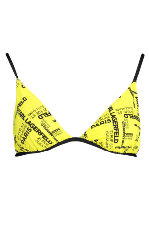 KARL LAGERFELD BEACHWEAR COSTUME PARTE SOPRA DONNA GIALLO