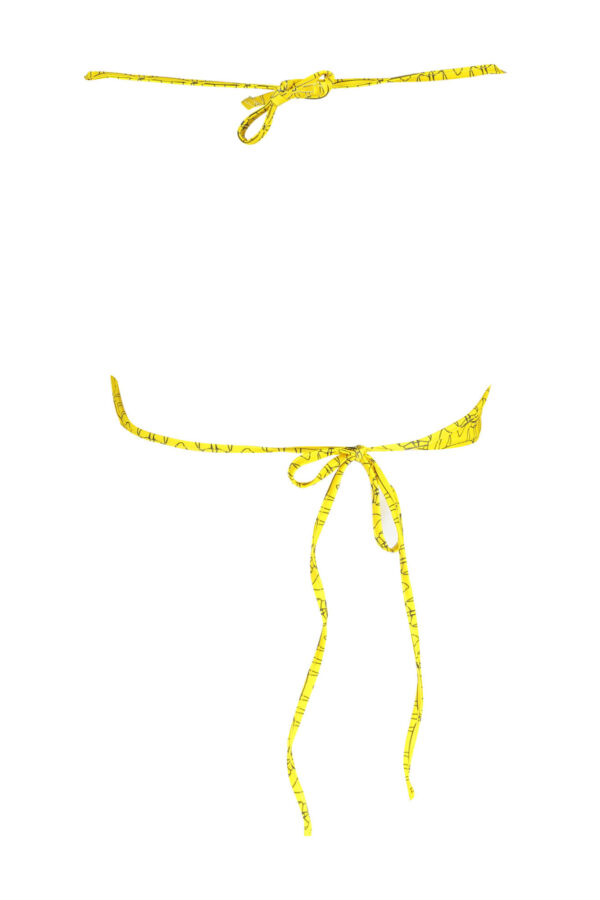 KARL LAGERFELD BEACHWEAR COSTUME PARTE SOPRA DONNA GIALLO - immagine 2
