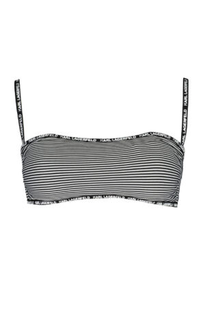 KARL LAGERFELD BEACHWEAR COSTUME PARTE SOPRA DONNA NERO