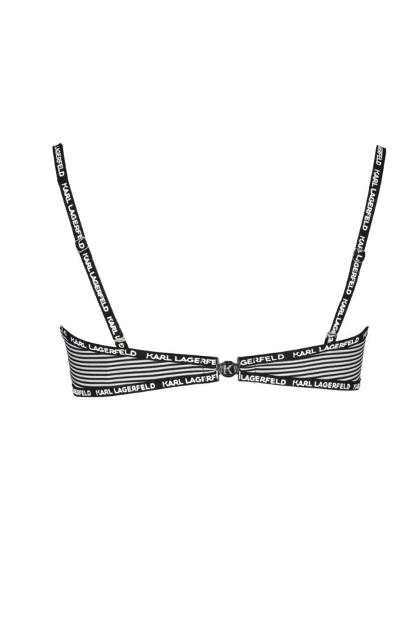 KARL LAGERFELD BEACHWEAR COSTUME PARTE SOPRA DONNA NERO - immagine 2