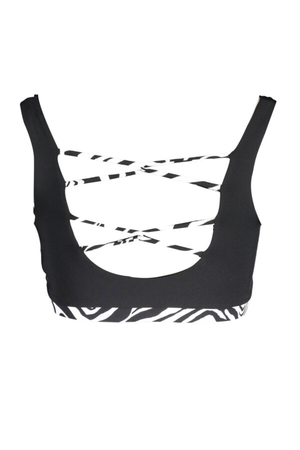 KARL LAGERFELD BEACHWEAR COSTUME PARTE SOPRA DONNA NERO - immagine 2