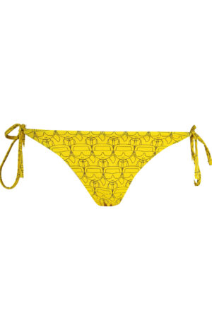 KARL LAGERFELD BEACHWEAR COSTUME PARTE SOTTO DONNA GIALLO