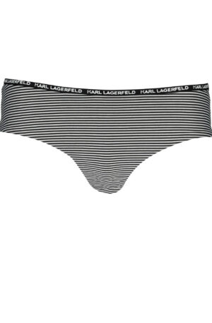 KARL LAGERFELD BEACHWEAR COSTUME PARTE SOTTO DONNA NERO