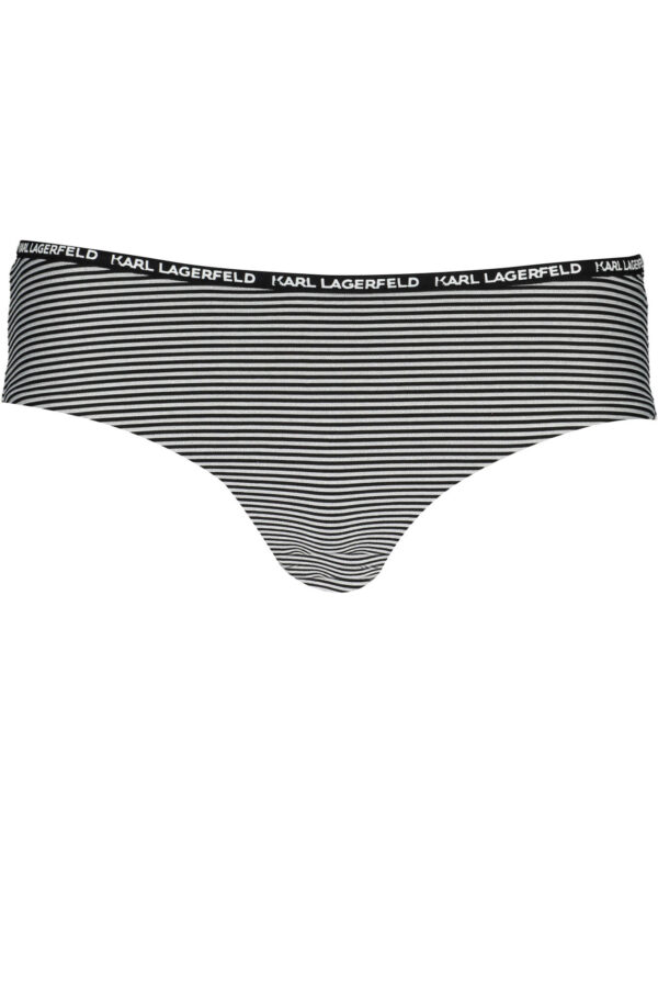 KARL LAGERFELD BEACHWEAR COSTUME PARTE SOTTO DONNA NERO