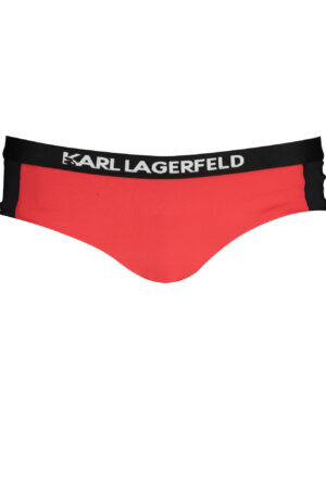 KARL LAGERFELD BEACHWEAR COSTUME PARTE SOTTO DONNA ROSSO