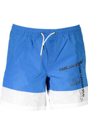 KARL LAGERFELD BEACHWEAR COSTUME PARTE SOTTO UOMO AZZURRO