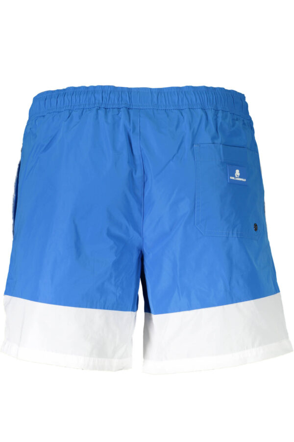 KARL LAGERFELD BEACHWEAR COSTUME PARTE SOTTO UOMO AZZURRO - immagine 2