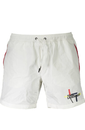 KARL LAGERFELD BEACHWEAR COSTUME PARTE SOTTO UOMO BIANCO