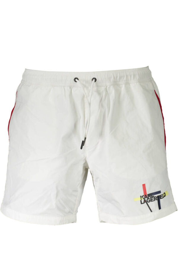 KARL LAGERFELD BEACHWEAR COSTUME PARTE SOTTO UOMO BIANCO