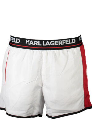 KARL LAGERFELD BEACHWEAR COSTUME PARTE SOTTO UOMO BIANCO