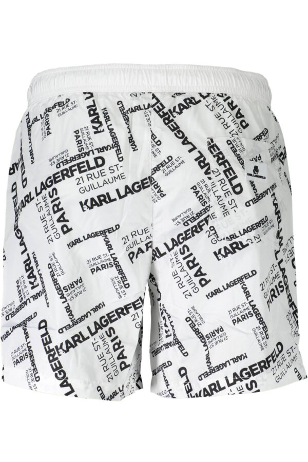 KARL LAGERFELD BEACHWEAR COSTUME PARTE SOTTO UOMO BIANCO - immagine 2