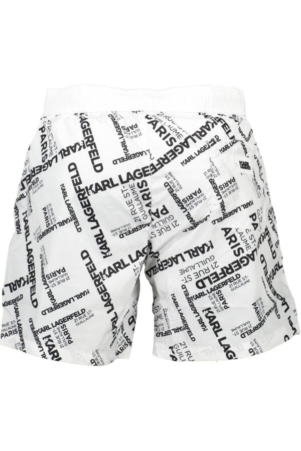 KARL LAGERFELD BEACHWEAR COSTUME PARTE SOTTO UOMO BIANCO - immagine 2