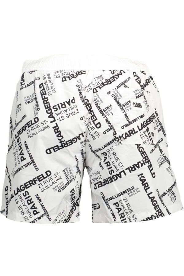 KARL LAGERFELD BEACHWEAR COSTUME PARTE SOTTO UOMO BIANCO - immagine 2