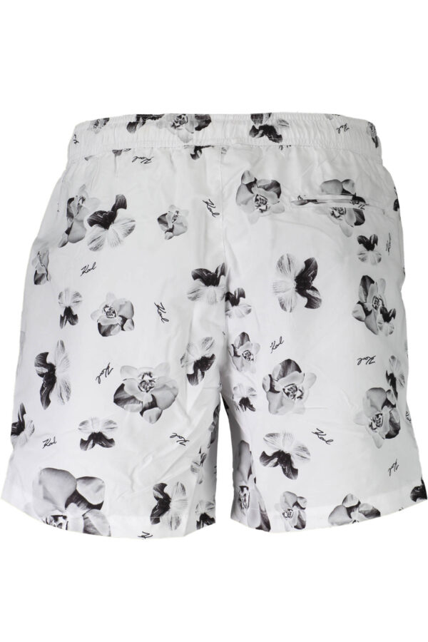 KARL LAGERFELD BEACHWEAR COSTUME PARTE SOTTO UOMO BIANCO - immagine 2