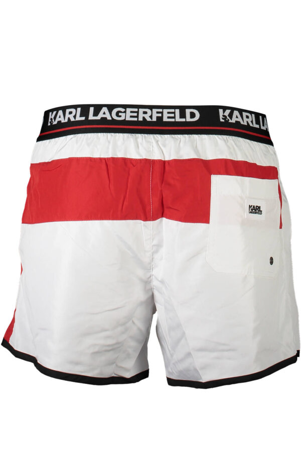 KARL LAGERFELD BEACHWEAR COSTUME PARTE SOTTO UOMO BIANCO - immagine 2