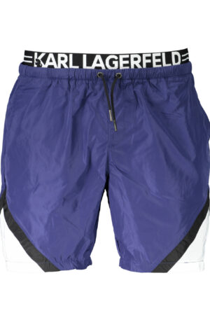 KARL LAGERFELD BEACHWEAR COSTUME PARTE SOTTO UOMO BLU