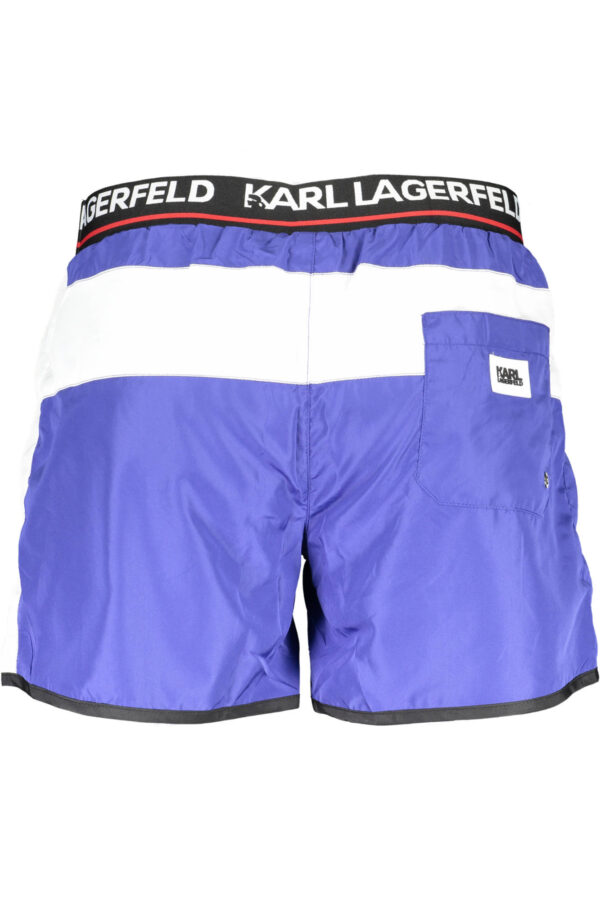 KARL LAGERFELD BEACHWEAR COSTUME PARTE SOTTO UOMO BLU - immagine 3