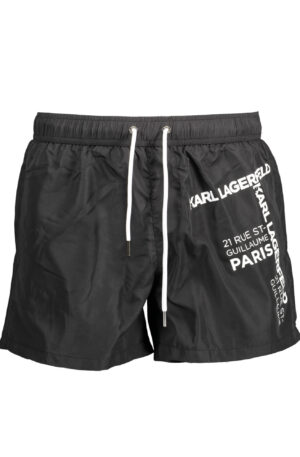 KARL LAGERFELD BEACHWEAR COSTUME PARTE SOTTO UOMO NERO