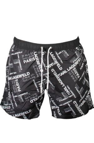 KARL LAGERFELD BEACHWEAR COSTUME PARTE SOTTO UOMO NERO