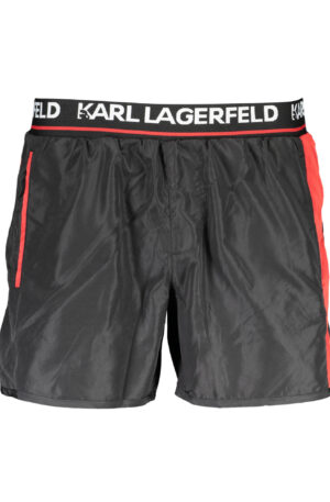 KARL LAGERFELD BEACHWEAR COSTUME PARTE SOTTO UOMO NERO