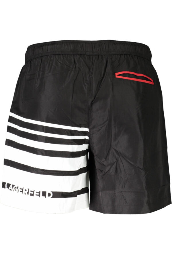 KARL LAGERFELD BEACHWEAR COSTUME PARTE SOTTO UOMO NERO - immagine 2