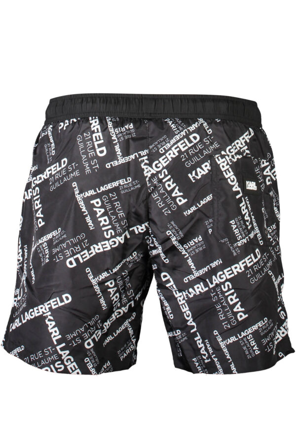 KARL LAGERFELD BEACHWEAR COSTUME PARTE SOTTO UOMO NERO - immagine 2