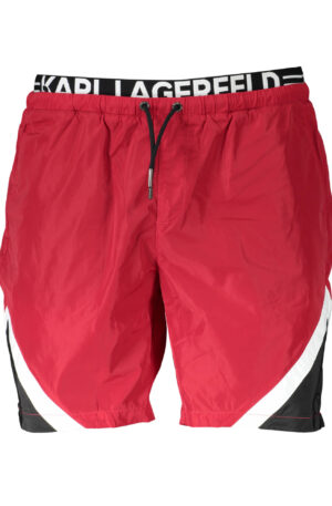 KARL LAGERFELD BEACHWEAR COSTUME PARTE SOTTO UOMO ROSSO