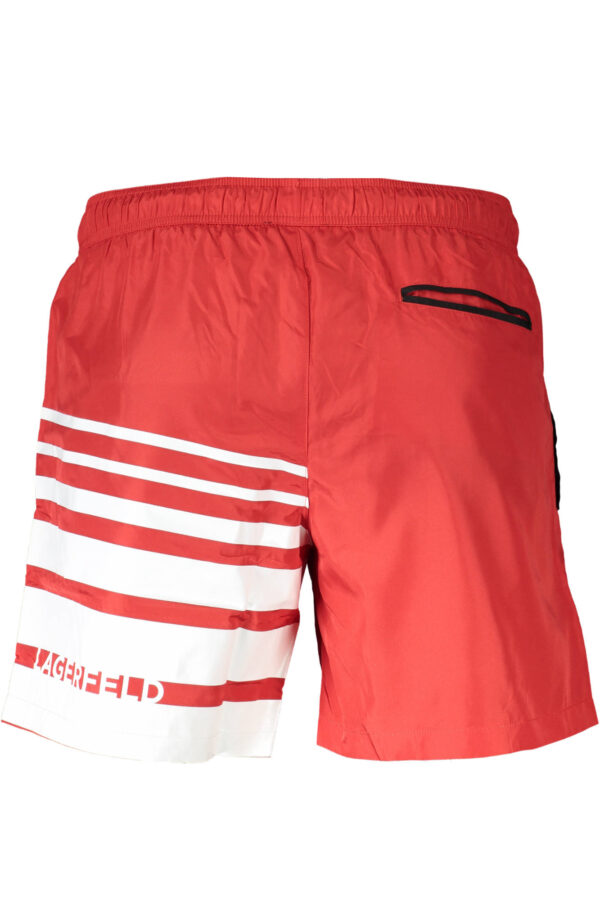 KARL LAGERFELD BEACHWEAR COSTUME PARTE SOTTO UOMO ROSSO - immagine 2