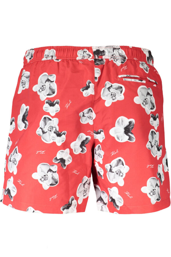 KARL LAGERFELD BEACHWEAR COSTUME PARTE SOTTO UOMO ROSSO - immagine 2