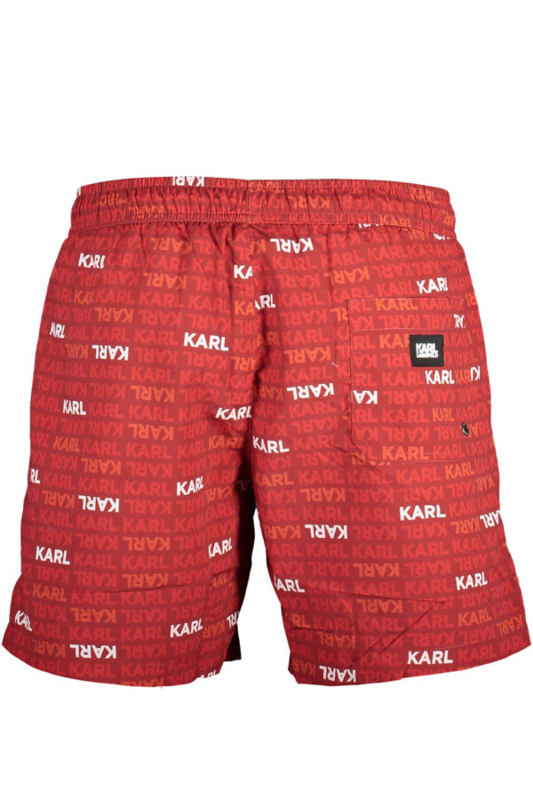 KARL LAGERFELD BEACHWEAR COSTUME PARTE SOTTO UOMO ROSSO - immagine 2