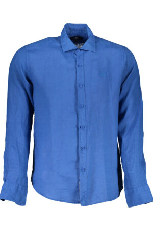 LA MARTINA CAMICIA MANICHE LUNGHE UOMO BLU