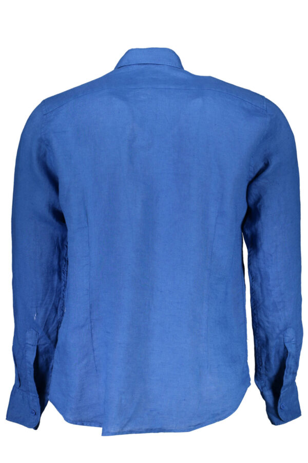 LA MARTINA CAMICIA MANICHE LUNGHE UOMO BLU - immagine 2