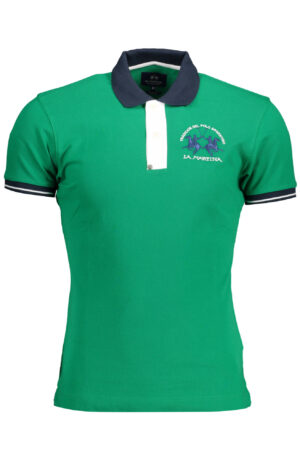 LA MARTINA POLO MANICHE CORTE UOMO VERDE