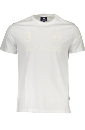 LA MARTINA T-SHIRT MANICHE CORTE UOMO BIANCO