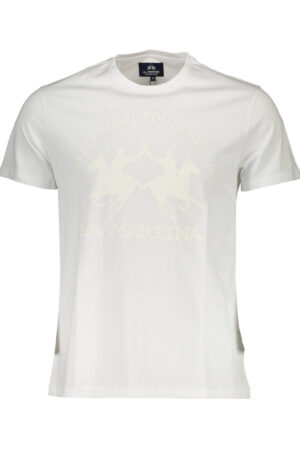 LA MARTINA T-SHIRT MANICHE CORTE UOMO BIANCO