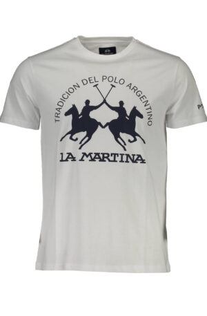LA MARTINA T-SHIRT MANICHE CORTE UOMO BIANCO