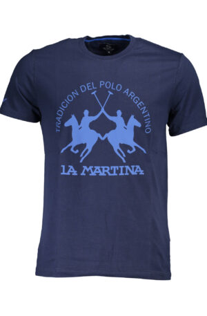 LA MARTINA T-SHIRT MANICHE CORTE UOMO BLU